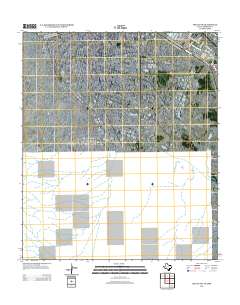 2012 Map of Ysleta NW, 2012 Print