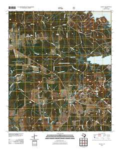 2010 Map of Zavalla, 2010 Print
