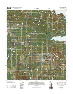 2013 Map of Zavalla, 2013 Print