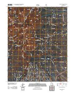 2011 Map of Abajo Peak, 2011 Print