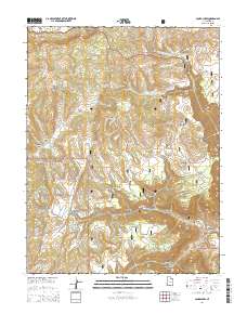 2014 Map of Acord Lakes, 2014 Print