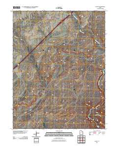 2011 Map of Agate, 2011 Print