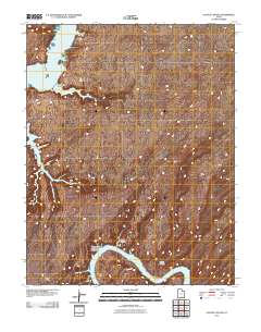 2011 Map of Alcove Canyon, 2011 Print