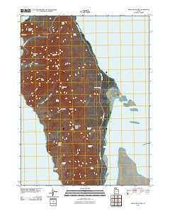 2011 Map of Antelope Island, 2011 Print