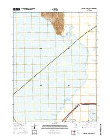 2014 Map of Antelope Island South, 2014 Print