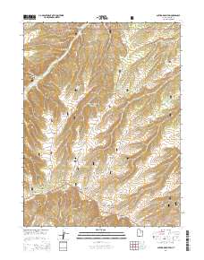 2014 Map of Anthro Mountain, 2014 Print