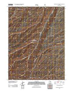 2011 Map of Anthro Mountain NE, 2011 Print