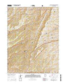 2014 Map of Anthro Mountain NE, 2014 Print