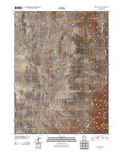 2010 Map of Aragonite SE, 2010 Print