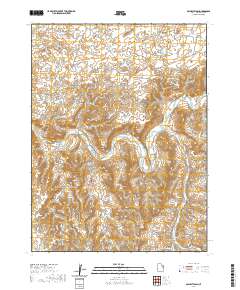 2020 Map of Asphalt Wash, 2020 Print