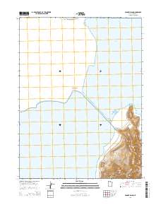2014 Map of Badger Island, 2014 Print