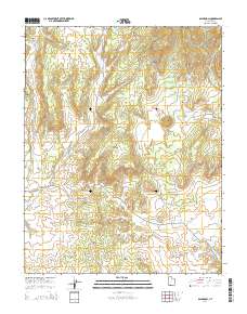 2014 Map of Bald Knoll, 2014 Print