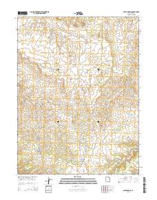 2014 Map of Bates Knolls, 2014 Print