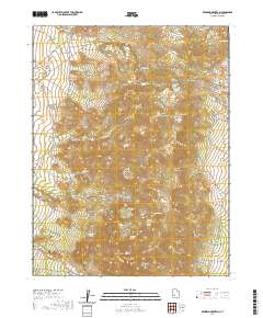 2020 Map of Bearskin Mountain, 2020 Print