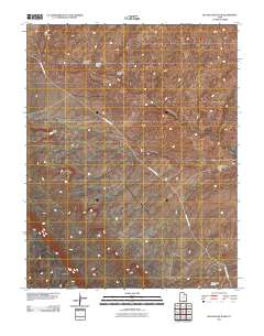 2011 Map of Big Hollow Wash, 2011 Print