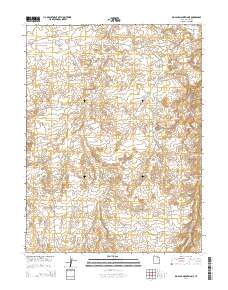 2014 Map of Big Pack Mountain NE, 2014 Print