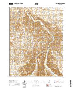2020 Map of Big Pack Mountain NW, 2020 Print