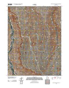 2011 Map of Big Pack Mountain SE, 2011 Print