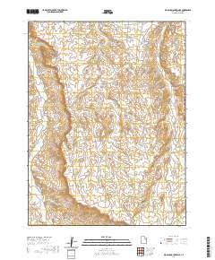 2020 Map of Big Pack Mountain SE, 2020 Print