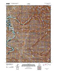 2010 Map of Big Triangle, 2010 Print