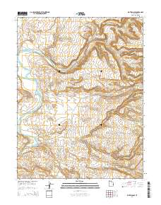 2014 Map of Big Triangle, 2014 Print