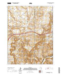 2020 Map of Bitter Creek Well, 2020 Print