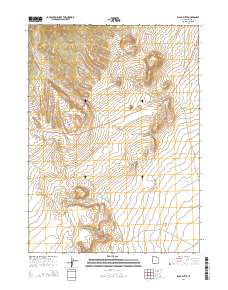 2014 Map of Black Butte, 2014 Print