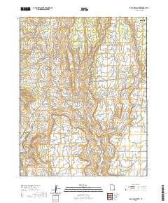 2020 Map of Black Mesa Butte, 2020 Print
