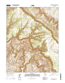 2014 Map of Blackburn Canyon, 2014 Print