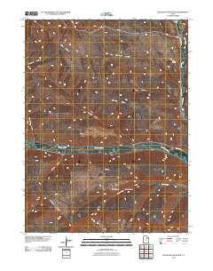 2010 Map of Blacktail Mountain, 2010 Print