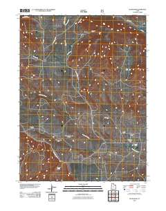 2011 Map of Blair Basin, 2011 Print