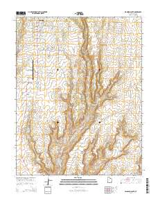 2014 Map of Blanding South, 2014 Print
