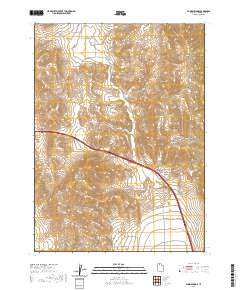 2020 Map of Blind Springs, 2020 Print