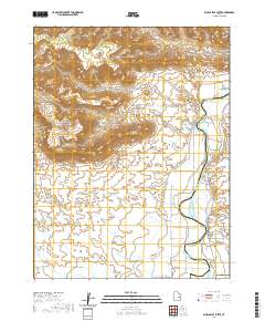 2020 Map of Blue Castle Butte, 2020 Print