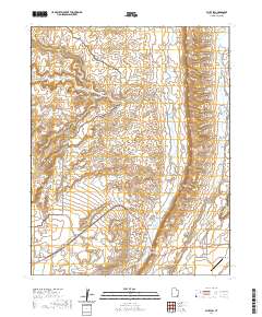 2020 Map of Bluff SW, 2020 Print
