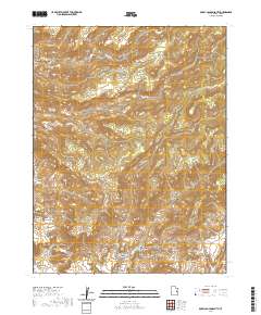 2020 Map of Bobby Canyon South, 2020 Print