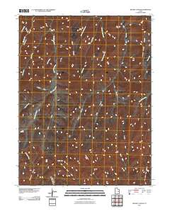 2011 Map of Bogart Canyon, 2011 Print