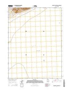 2014 Map of Bonneville Racetrack, 2014 Print
