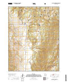 2020 Map of Boobe Hole Reservoir, 2020 Print