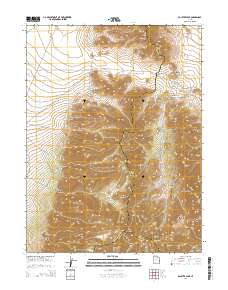 2014 Map of Boulter Peak, 2014 Print