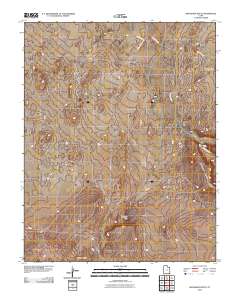 2010 Map of Boundary Butte, 2010 Print