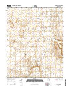 2014 Map of Boundary Butte, 2014 Print