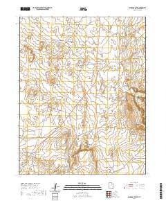 2020 Map of Boundary Butte, 2020 Print