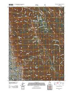 2011 Map of Bountiful Peak, 2011 Print