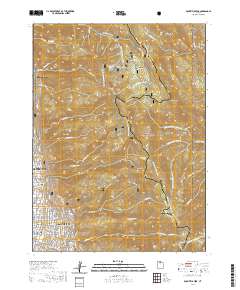 2020 Map of Bountiful Peak, 2020 Print