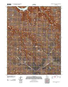 2011 Map of Bowdie Canyon East, 2011 Print