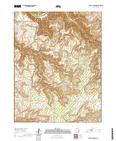 2020 Map of Bowdie Canyon East, 2020 Print