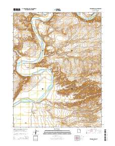 2014 Map of Brennan Basin, 2014 Print