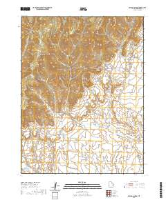 2020 Map of Bryson Canyon, 2020 Print