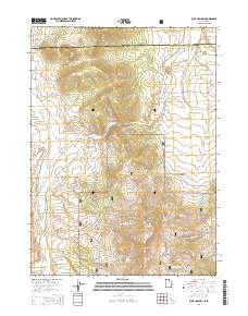 2014 Map of Buck Hollow, 2014 Print